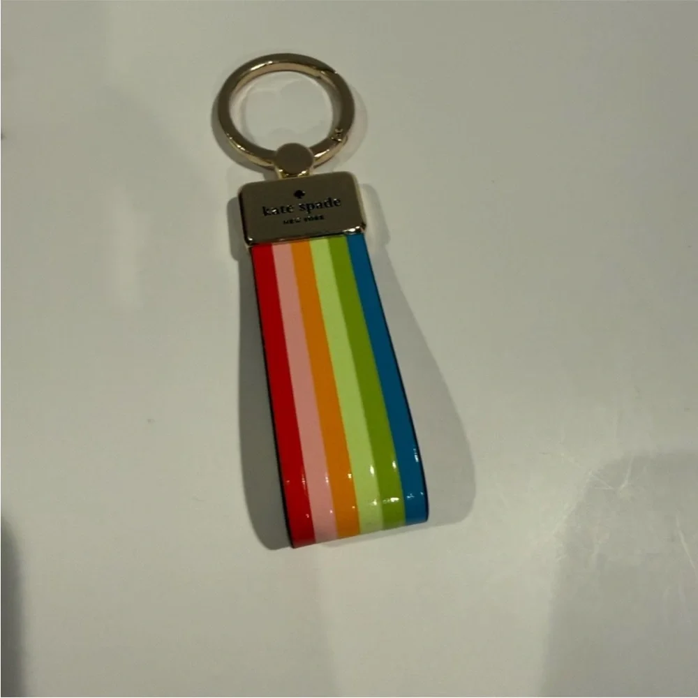 Kate Spade New York Rainbow Loop Keychain Fob
